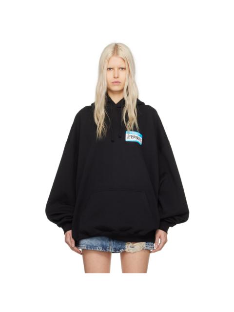 VETEMENTS Black 'My Name Is Vetements' Hoodie