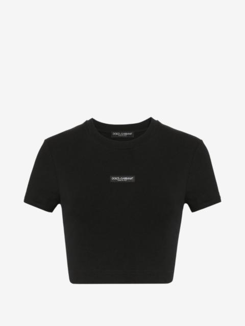 Dolce & Gabbana jersey T-shirt with logo