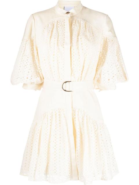 Acler Moore broderie-anglaise puff-sleeve dress