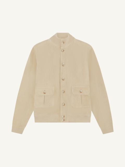 FRESCOBOL CARIOCA VINCENTE SUEDE BOMBER JACKET