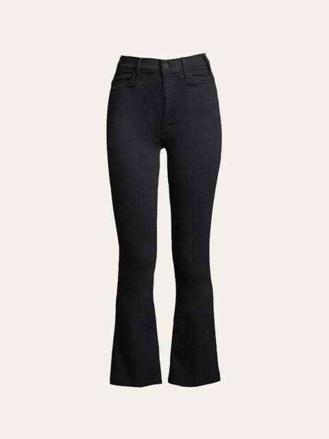 MOTHER Hustler Frayed Ankle Boot-Cut Jeans