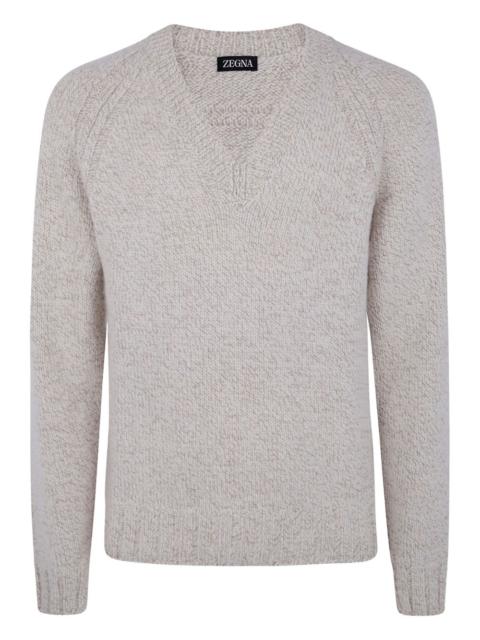 ZEGNA V-neck wool sweater