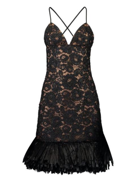 MICHAEL KORS COLLECTION floral-embroidered mini dress