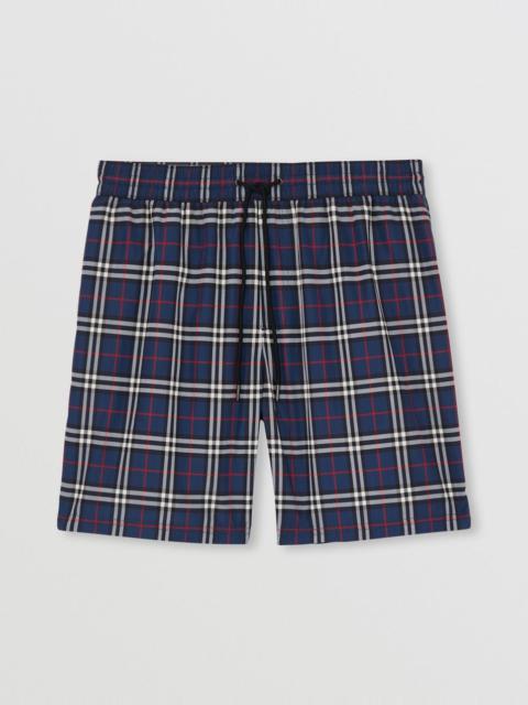 Burberry Check Drawcord Swim Shorts