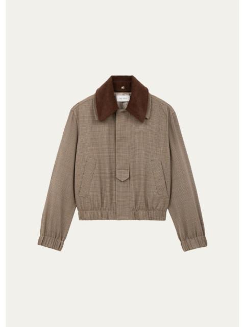 WE-AR4 The Oxford Houndstooth Bomber Jacket