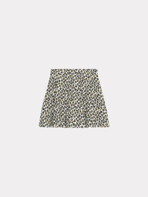 KENZO 'Hana Leopard' flared miniskirt