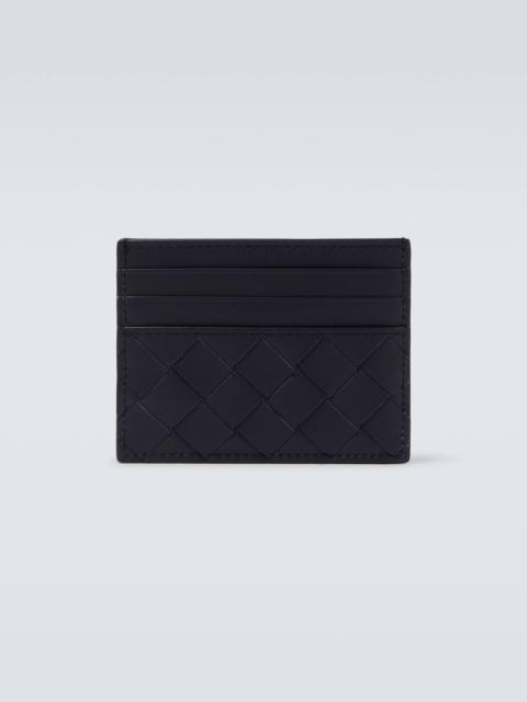 Bottega Veneta Intrecciato leather card holder