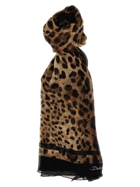 Dolce & Gabbana 'Leopard' scarf
