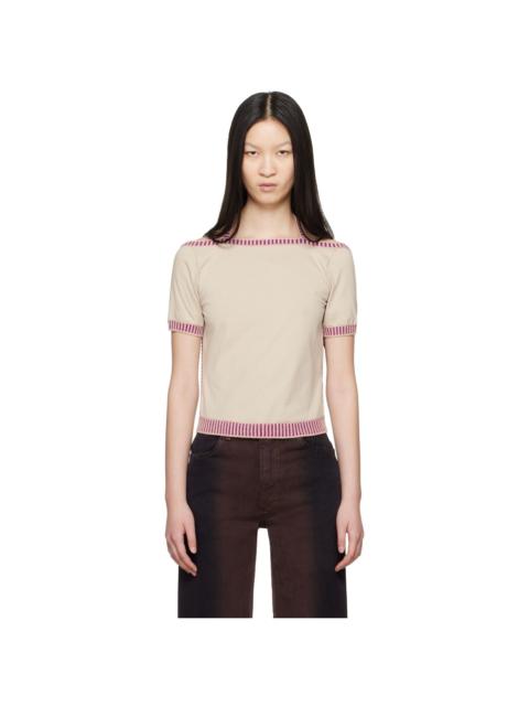 Beige Edge T-Shirt