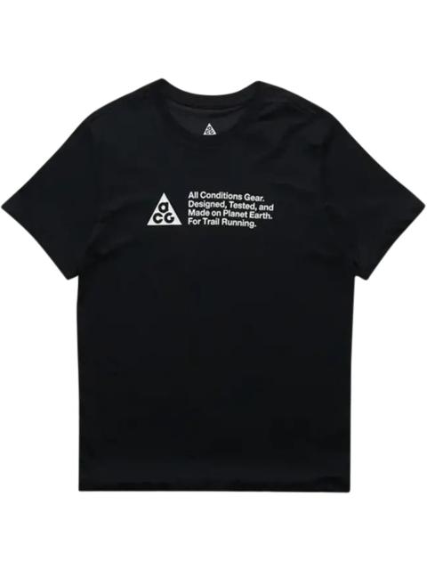 Nike ACG Dri-FIT Trail Running T-Shirt "Black" IO9629 010