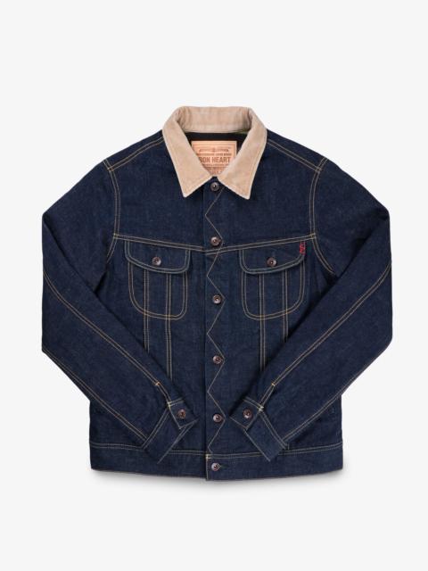 Iron Heart IH-101J-SR 18oz Selvedge Denim Storm Rider Jacket - Indigo