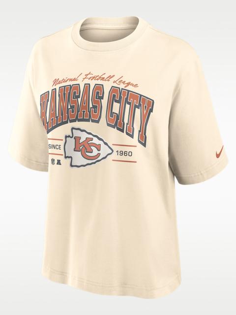 Nike Kansas City Chiefs Vintage Mod Boxy Women's Nike NFL T-Shirt