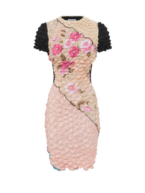Regenerated Pop-Corn Mini Dress