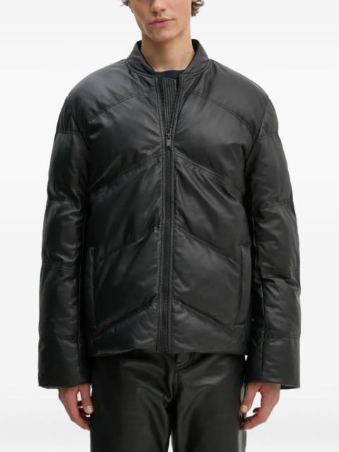 Zadig & Voltaire quilted leather jacket