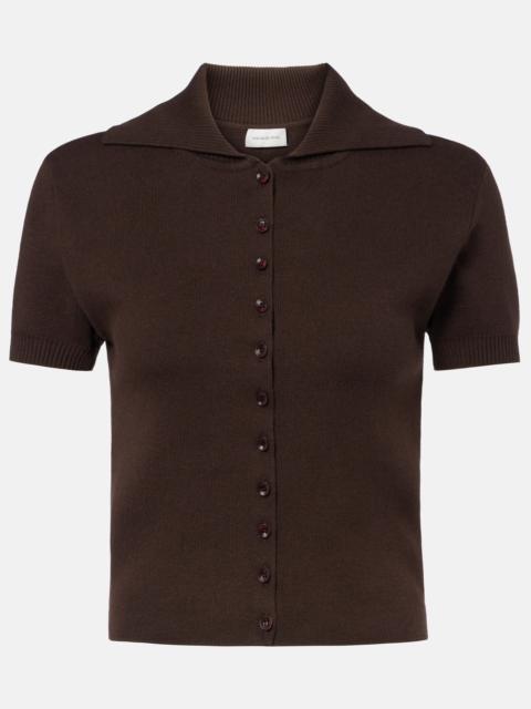 MAGDA BUTRYM Cotton and cashmere cardigan