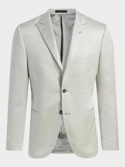 CORNELIANI Men's Floral Jacquard Evening Jacket