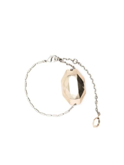 geometric chain-link bracelet