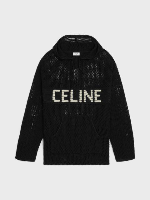 CELINE celine oversized baja in crocheted cotton