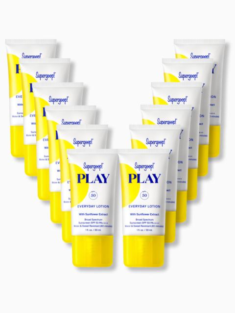 Supergoop PLAY All Weekend Bachelorette Bundle SPF Lotion Set