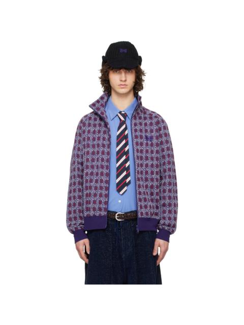 NEEDLES Purple & Burgundy Flower Track Jacket
