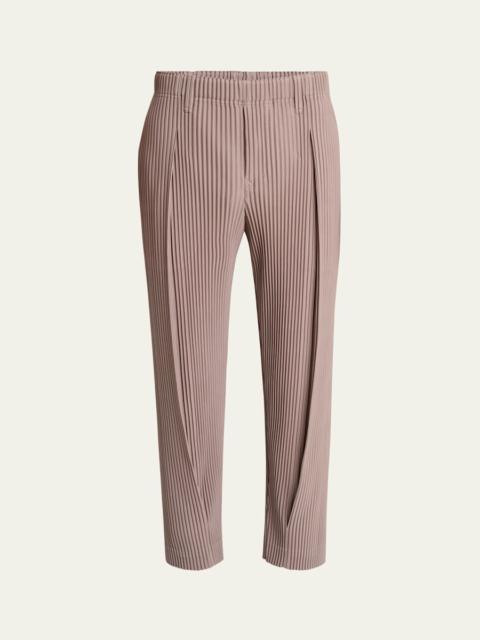ISSEY MIYAKE Men's Gray Tailored Single Pleat Pants