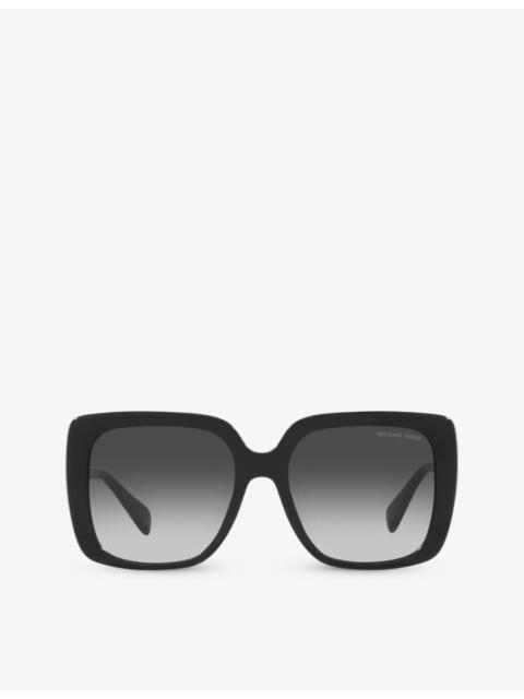 MICHAEL KORS MK2183U Mallorca square-frame acetate sunglasses
