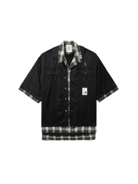 Maison MIHARAYASUHIRO double-layered short-sleeve shirt