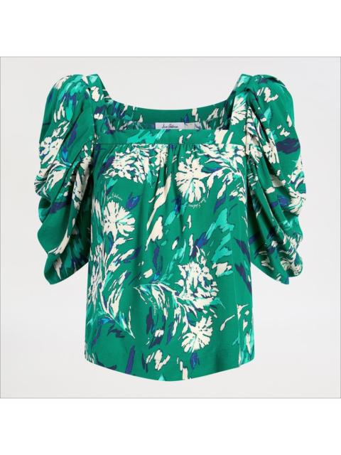 Sam Edelman Square Neck Short Sleeve Top