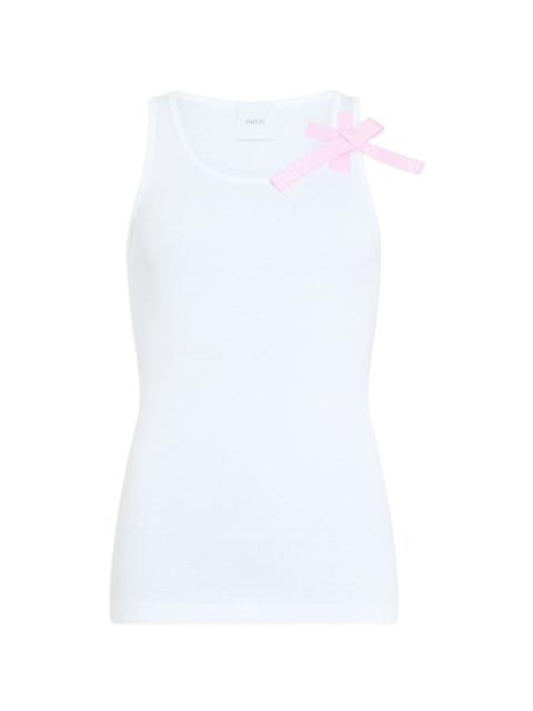 PATOU logo-detail tank top