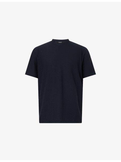 GIORGIO ARMANI Crew-Neck Stretch Wool-Knit T-Shirt