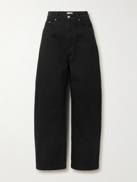OSSOU Bends High-rise Barrel-leg Jeans