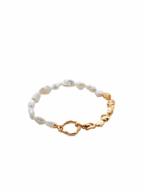 MONICA VINADER x Mother of Pearl Keshi pearl bracelet