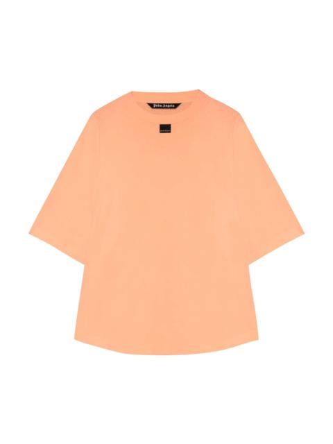 Palm Angels Blurred Logo Over Tee 'Orange'