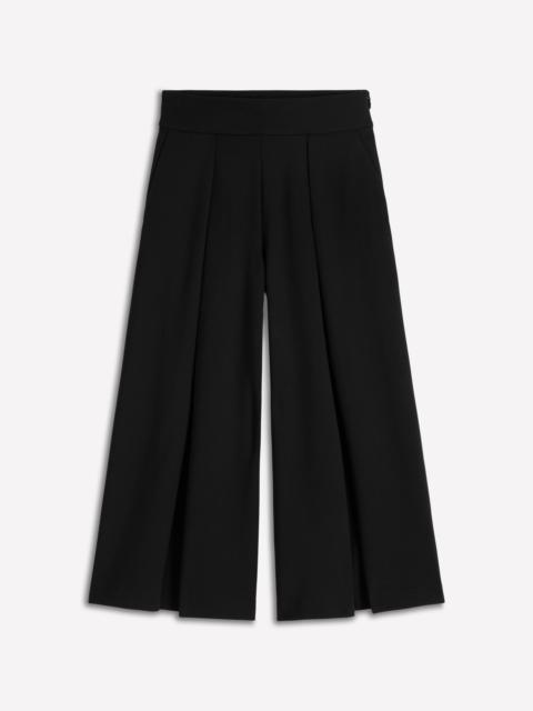 BODEN Single Pleat Ponte Culotte-Black