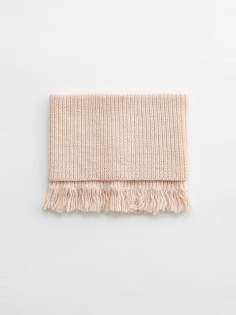 Our Legacy Funnel Snood Delicate Pink Fisherman Wool