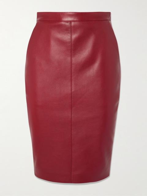 SAINT LAURENT Leather Skirt