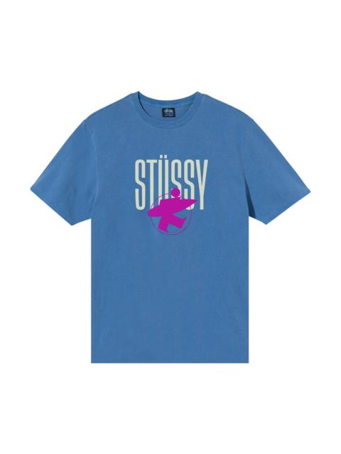 Stüssy Stussy Surfman Pigment Dye Tee 'Blue'