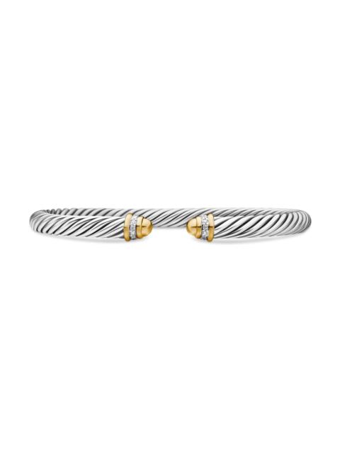 DAVID YURMAN Women's Cable Bracelet With 18K Yellow Gold & Diamonds - Gold Dome