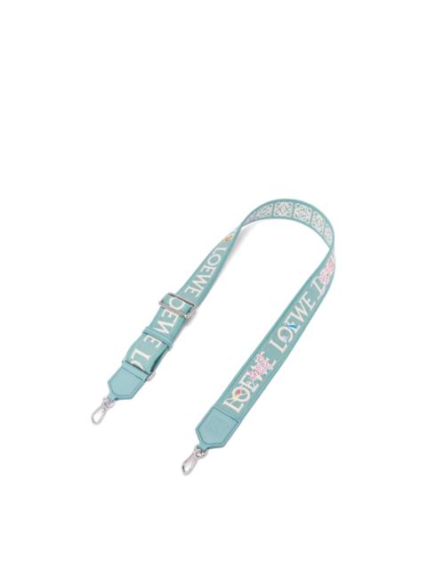 Loewe Squid Anagram strap in jacquard and calfskin