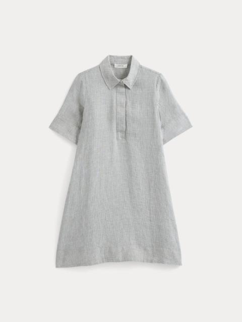 EVERLANE MINI POPOVER SHIRTDRESS IN LINEN