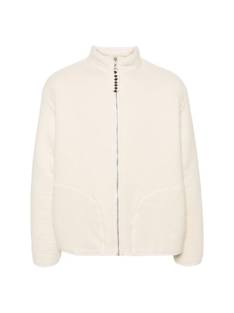 Jil Sander reversible shearling cotton jacket