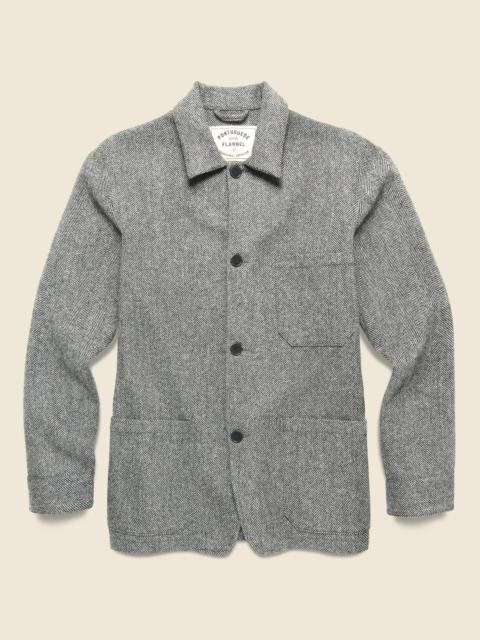 Portuguese Flannel Labura Shirt Jacket - Grey