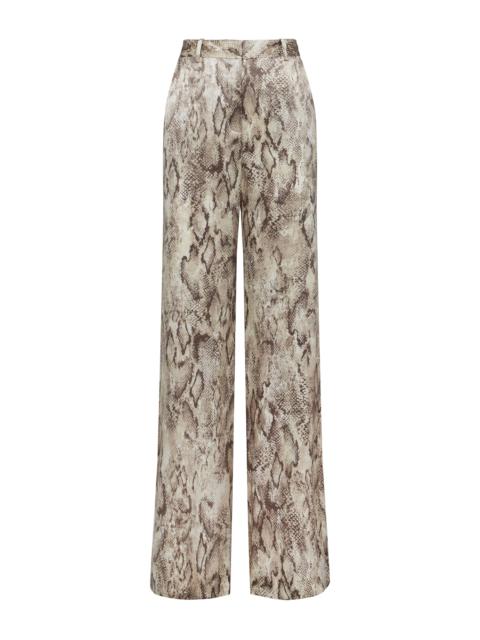 L'AGENCE Pilar Silk Wide-Leg Pant