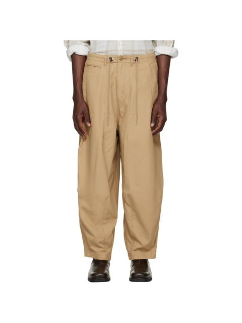 NEEDLES Khaki H.D. Military Trousers