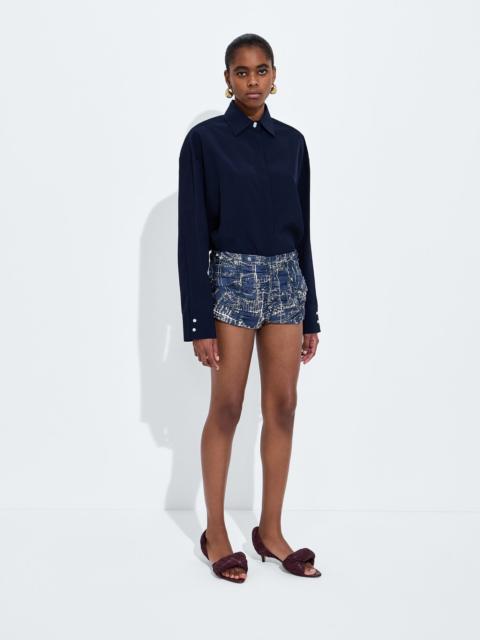 Bottega Veneta Printed Silk Twill Culotte