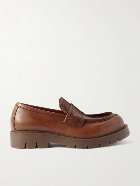 Bottega Veneta Haddock Leather Loafers