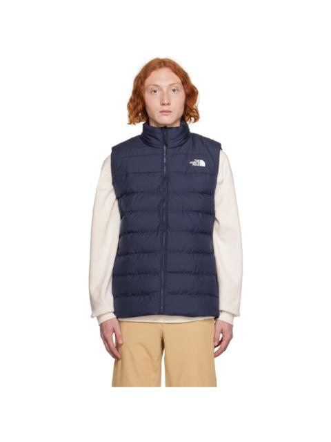 north face navy vest