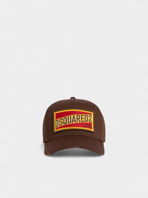 DSQUARED2 DSQUARED2 LOGO PATCH BASEBALL CAP