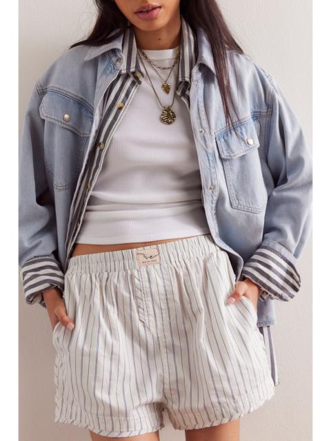 FREE PEOPLE We The Free Day to Day Striped Boxers