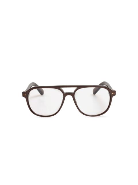 JACQUEMUS pilot-frame glasses